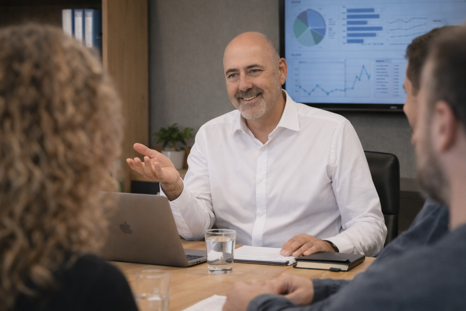 The Simplifi Solutions team in a meeting