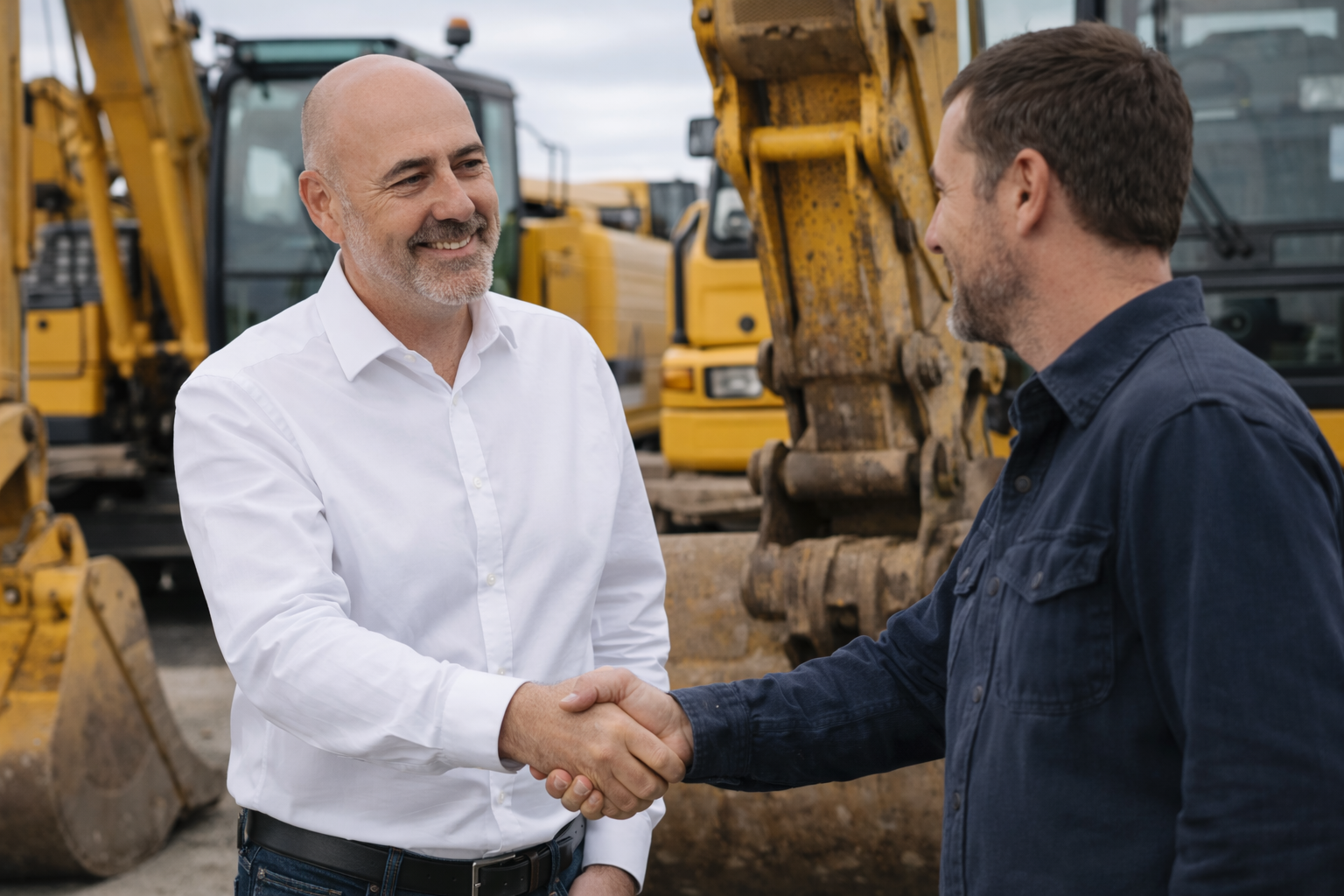 A Simplifi Solutions director meeting a customer in the manufacturing industry